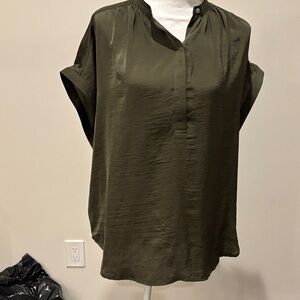 Elegant Olive Women's Blouse